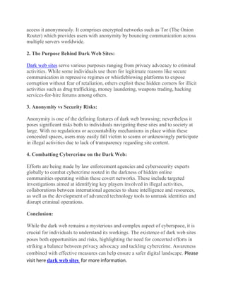 search the dark web