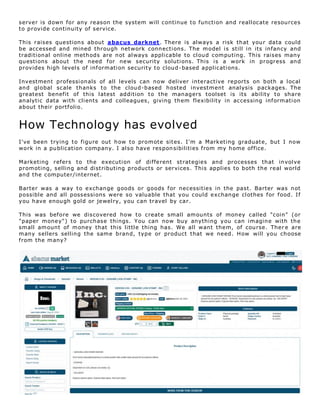 decentralized darknet market